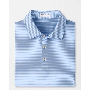 Peter Millar Size XXL Hales Performance Jersey Polo, Bondi Blue, NWT , $100